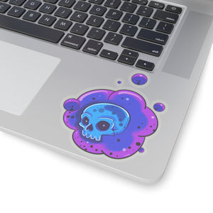 Bubble Skull Sticker