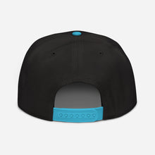 Load image into Gallery viewer, Melvin Troy Skull Snapback Hat (Blue)
