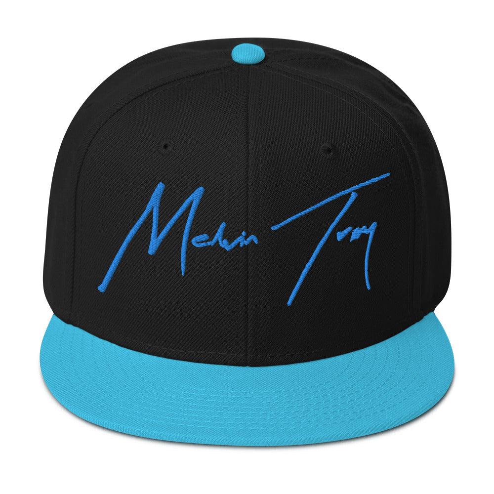 Melvin Troy Signature Snapback Hat (Blue)