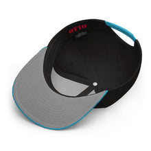 Load image into Gallery viewer, Melvin Troy Skull Snapback Hat (Blue)
