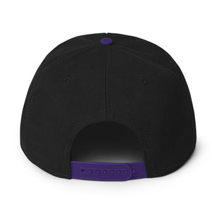 Melvin Troy Skull Snapback Hat (Purple)
