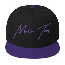 Load image into Gallery viewer, Melvin Troy Signature Snapback Hat (Purple)
